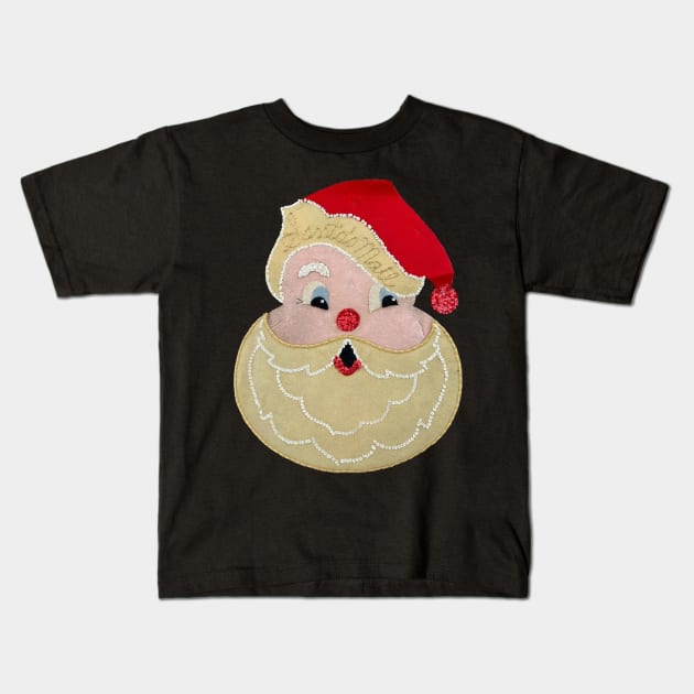 Santa Sequin Applique - cute but creepy Kids T-Shirt by Eugene and Jonnie Tee's